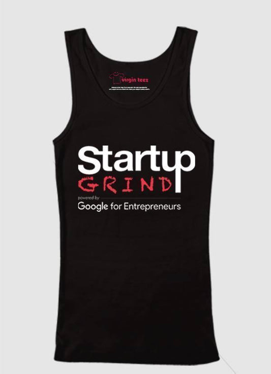 Startup Grind Black Tank Top